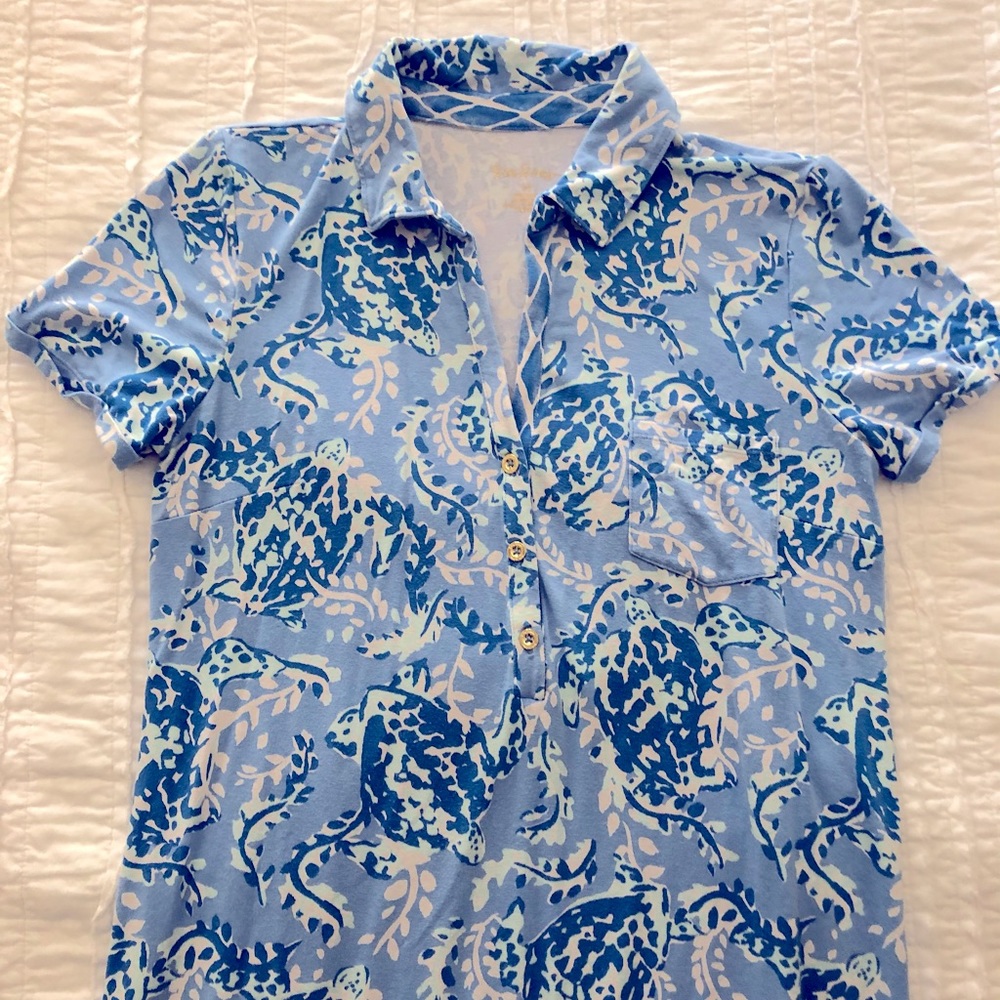 Lilly Pulitzer turtle print dress